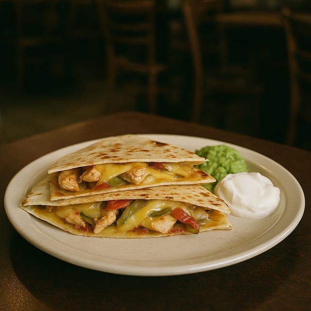 Chicken Quesadilla.